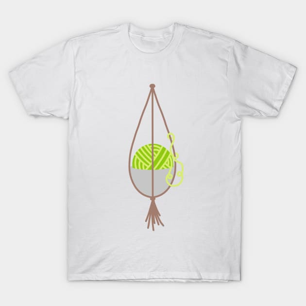 Hanging yarn ball plant T-Shirt by HELLOhappy